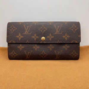 Louis Vuitton Monogram Vintage Sarah Wallet Brown