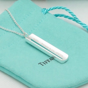 Tiffany & Co. バーネックレス Tiffanys and Co Bar Necklace - Etsy