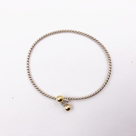 Tiffany & Co. Twisted Gold Silver Hook and Eye Bracelet - Etsy