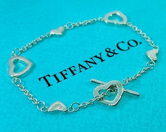 希少なティファニー 18Kゴールド＆シルバー フック＆アイ バングル