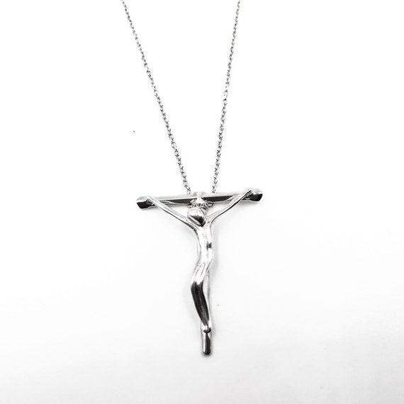 Rare Elsa Peretti Crucifix Christ Necklace