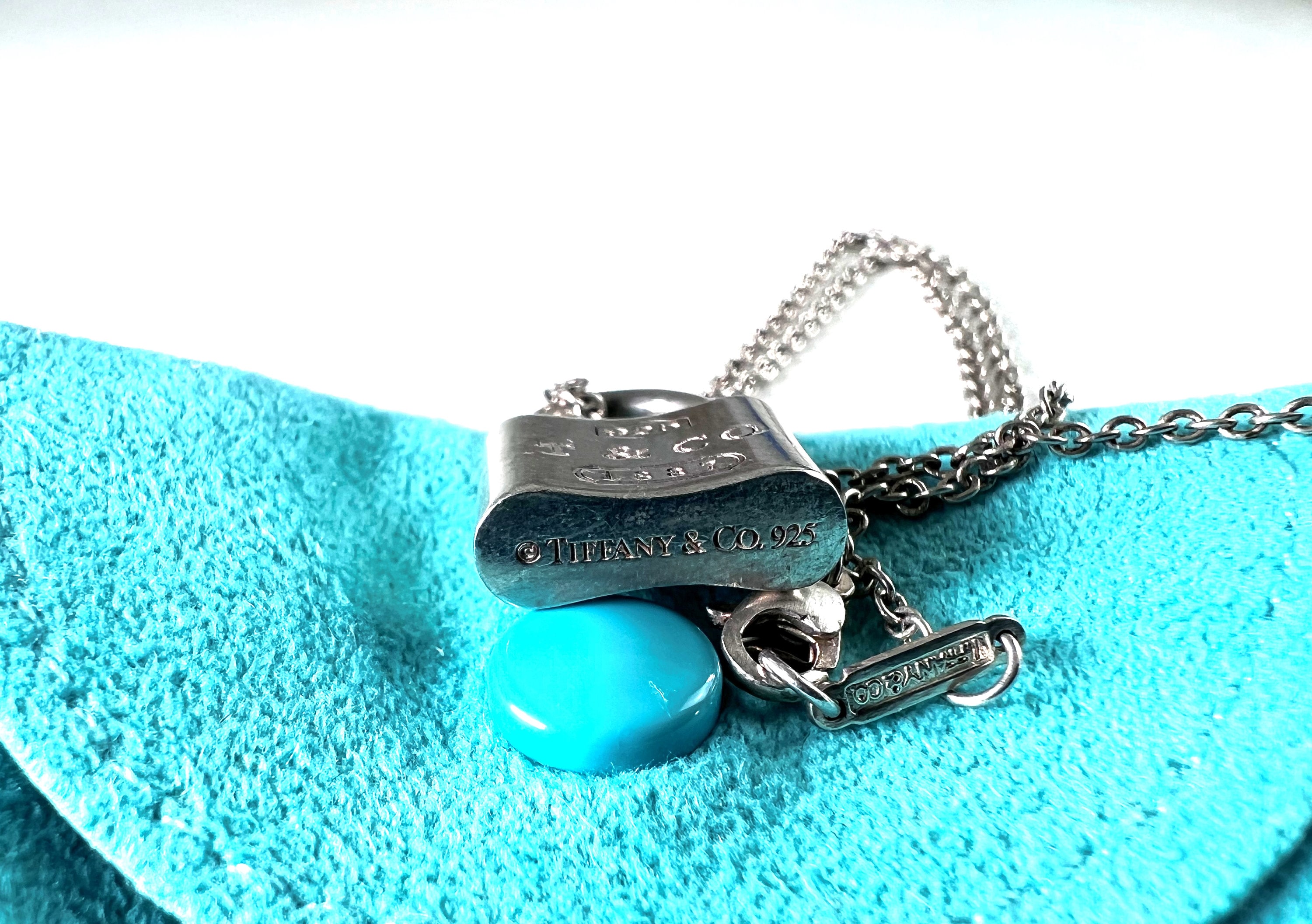 Tiffany & Co. 1837 Lock Pendant Necklace (thicker Chain and Clasp