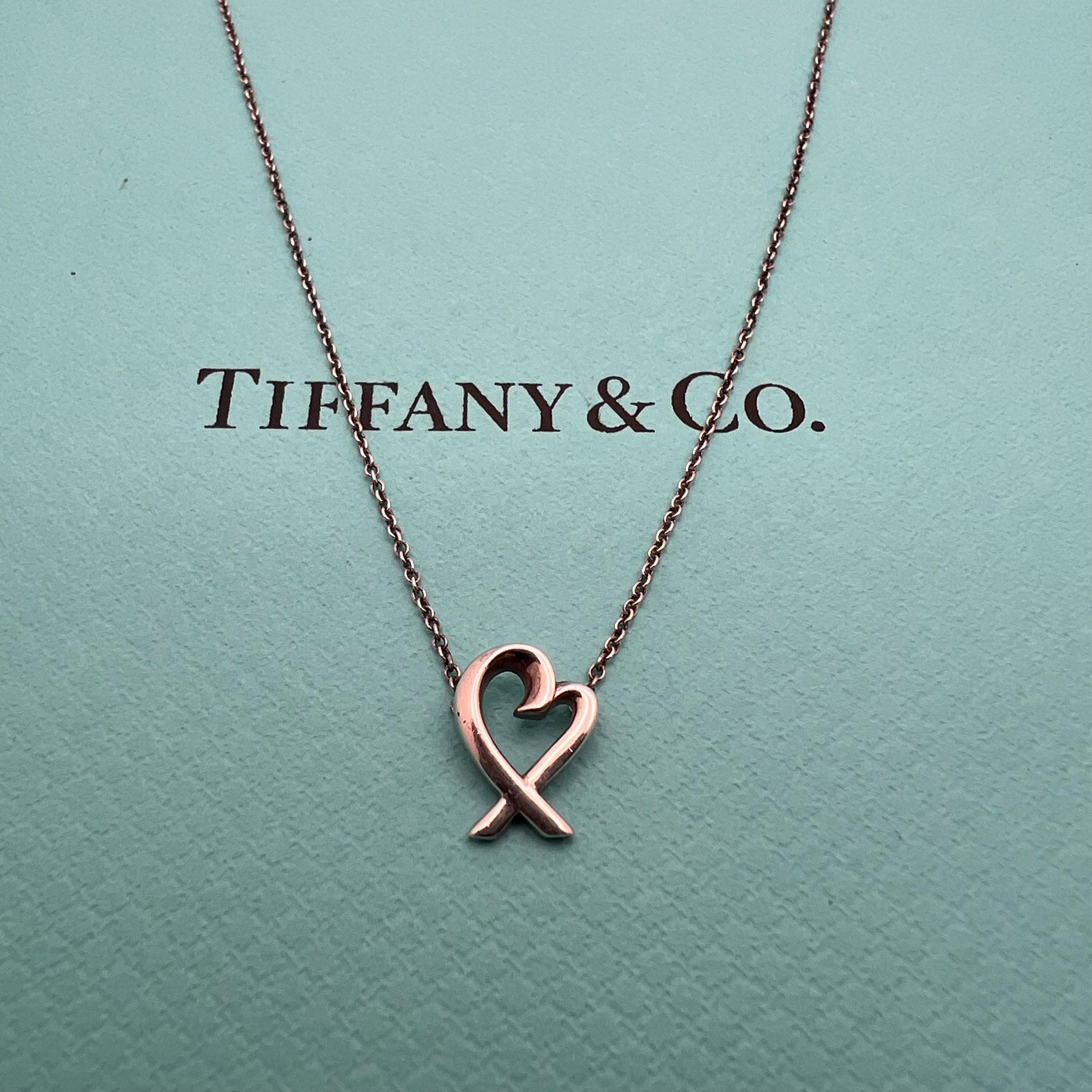 Tiffany & Co. Paloma Picasso Loving Heart Necklace - Etsy
