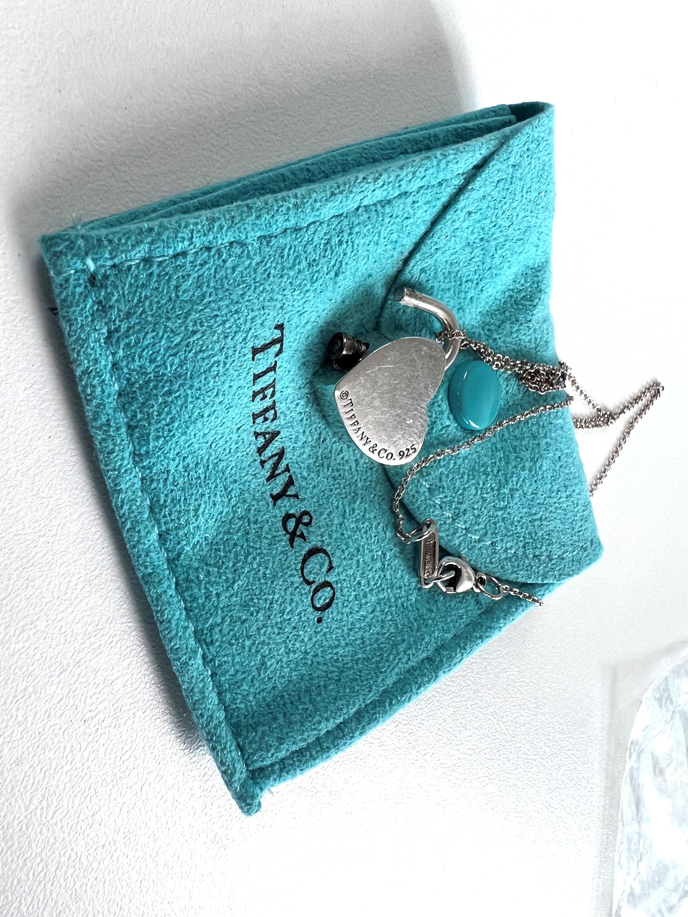 【Nff】heart lock necklace☆お急ぎください！超人気☆ Tiffany & Co. Heart Lock Pendant Necklace - Etsy