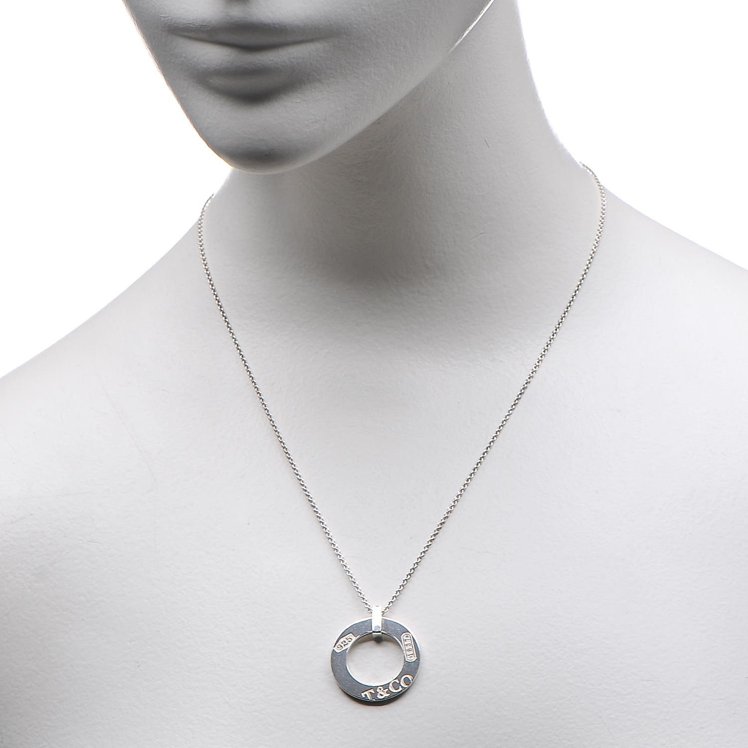 1837 Circle Ring Necklace Rubedo Round 