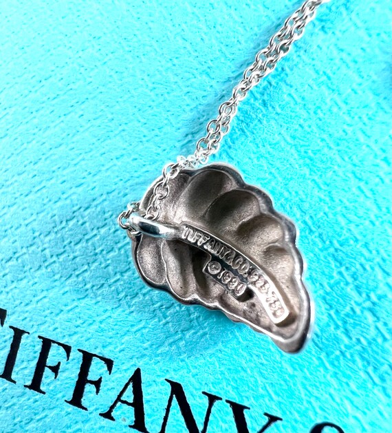 Tiffany olive leaf necklace gold Clearance