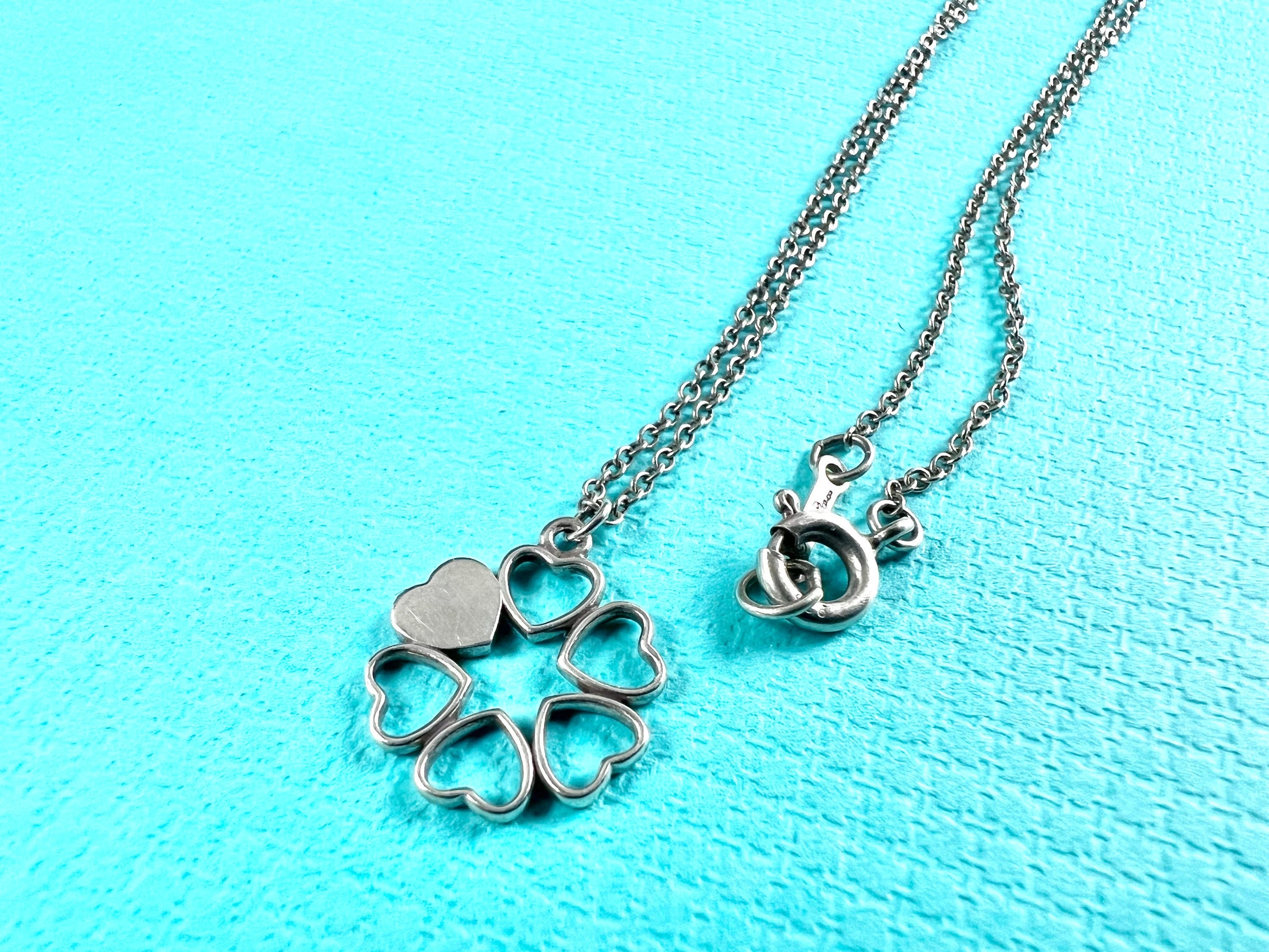 Tiffany crown sale of hearts necklace