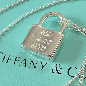 Tiffanys and co necklace heart lock - Etsy 日本