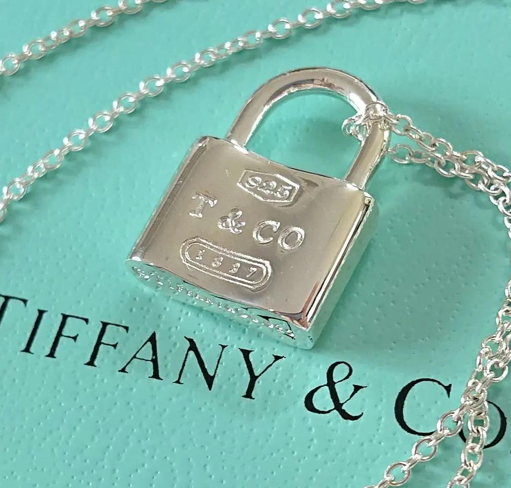 Tiffanys and co necklace heart lock - Etsy 日本