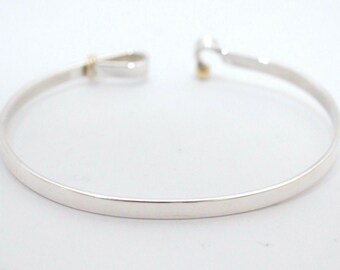 希少な1997年製ティファニー18金ゴールド＆シルバーフック＆アイ