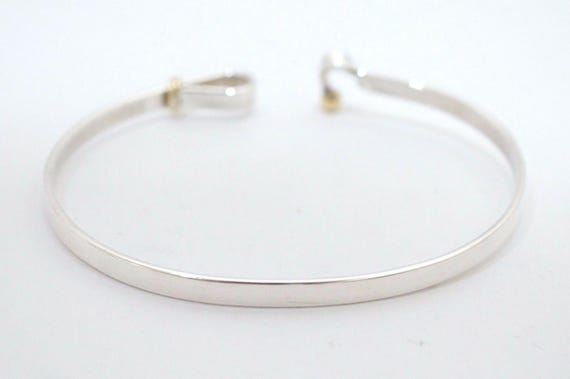 希少な1997年製ティファニー18金ゴールド＆シルバーフック＆アイ