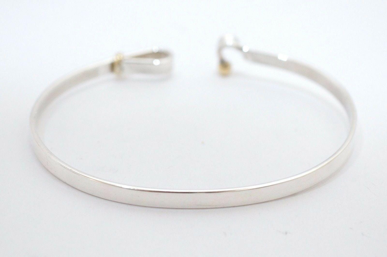 希少な1997年製ティファニー18金ゴールド＆シルバーフック＆アイ