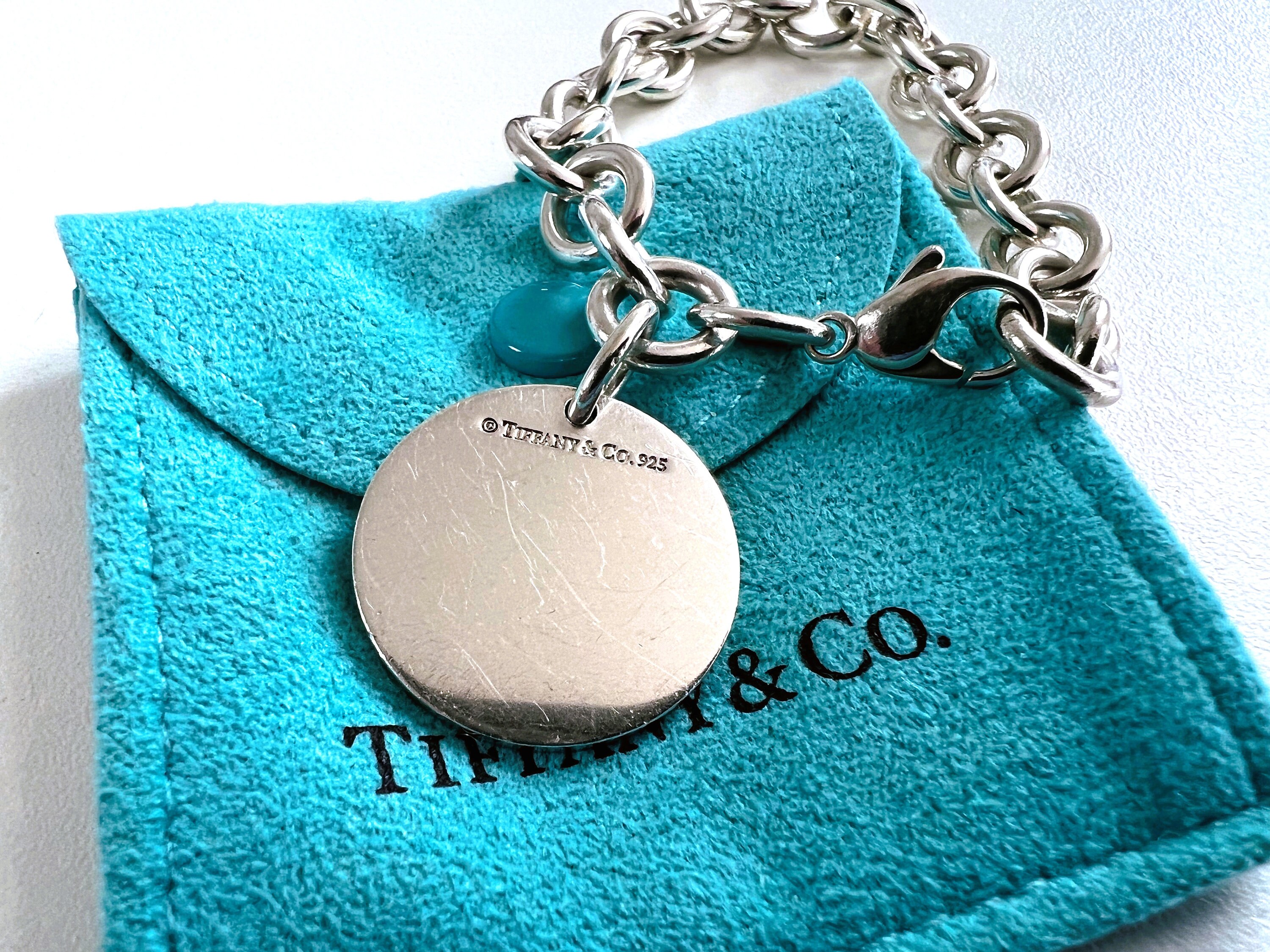 Tiffany round tag bracelet deals