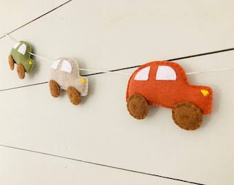 Car Nursery Garland, Car Automotive Decor, Mobile Theme Car Decor, Kids Auto Car Truck Decor, Custom Car Garland