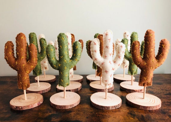 KatchOn 6 Centrotavola Appendibili A Forma Di Cactus, Decorazioni A Nido D'Ape Per Feste Messicane, Tema Tropicale E Deserto, 3 Dimensioni, Stampa Fronte/Retro