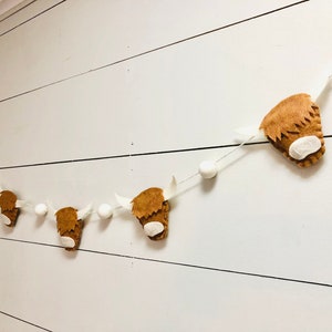 Highland Cow and Wool Garland, Cattle Farm Country Theme Banner, Baby Shower Kids Room Decor, Highland Cow Decor, Southern Cow Farm Theme