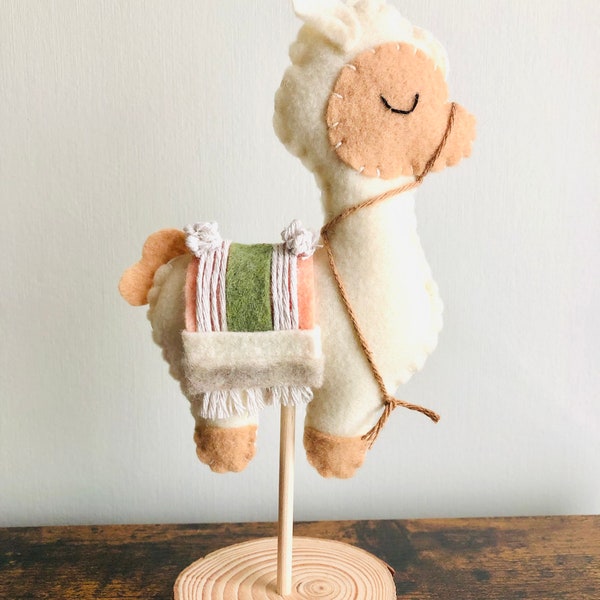 Fiesta Llama Table Top Centerpiece Decor, Llama Southwest Shelf Decor, Baby Shower Party Fiesta Decor, Custom Llama Decor, Llama Decor