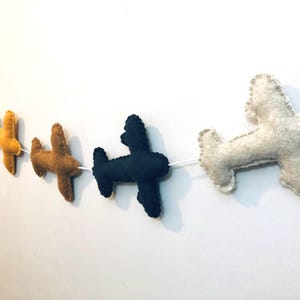 Airplane Garland,  Plane Sky Theme Banner, Airplane Flying Nursery Baby Shower Decor, Woodland Forest Theme Baby Shower Sky Garland