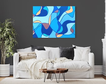 Abstract painting / abstract art / abstract canvas / contemporary art / modern art / canvas art / abstract artwork / calming abstract