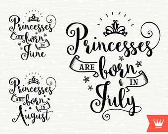 Download June birthday svg | Etsy