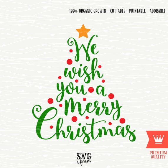 Download We Wish You A Merry Christmas SVG Christmas Cutting File ...