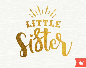 Download Big Sister SVG Decal Cutting File Baby Sparkling Stars