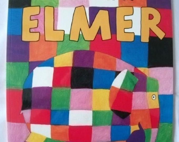Elmer by David McKee New Paperback book Childrens Fiction Picture Book Bed time Story Colourful Elephant Story