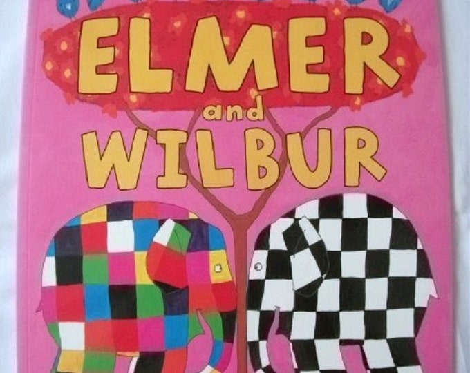Elmer and Wilbur by David McKee New Paperback book Childrens Fiction Picture Book Bed time Story Elephant Story