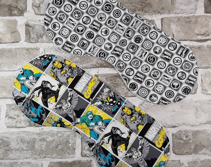 Marvel Superhero burp cloth x 2, New Baby Boy gift, Eco friendly, Organic, Cotton, Comic Book, Nerd Baby, Alternative Parent Gift