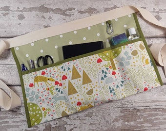 Wild Wood Cotton Pocket Apron, Craft Teacher Gift