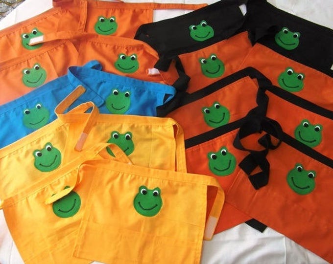 Fred the Frog Child's apron, RWI, Read Write Inc Apron for Child, Choice of Colour, Role Play being Teacher, Phonics, Learning, Dressing up