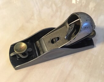 Vintage Stanley USA No. 9 1/2 adjustable block plane, ca. 1890, Block Plane, Vintage Stanley, Stanley Tools, Hand Plane, Vintage Block Plane