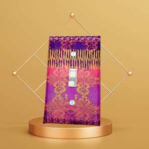 Afro Bohemian, African-Inspired light switch cover, Ethnic wall decor by Urban Swazi
