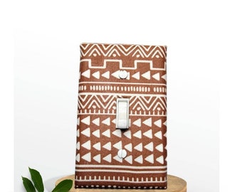 Tribal Home Decor, African Inspired Home Furnishings, Ethnic Light Switch Cover, African American Wall Art, African Wallplate, Urban Swazi