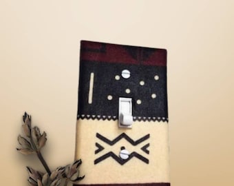 African Home Decor | African Mud cloth | Ethnic Decor | Handcrafted Lighting | Urban Swazi | Light Switch Cover | African Wall Art | Africa