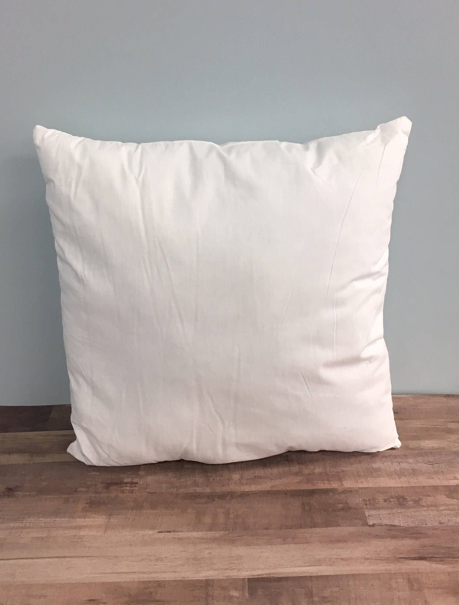 Pillow Insert 16 X 16 White Polyester Cotton Pillow Insert Etsy