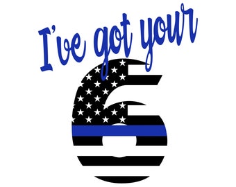 We Got Your Six 6ix 2 Color Window Decal Sticker Custom Sticker Shop