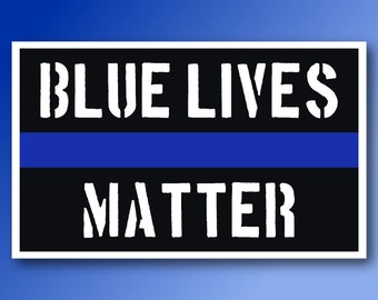 3x Reflective Thin Blue Line Sticker Decal Police Lives Matter Car Truck USA - Arsenal Productions - Spectacles à Brest - Foto 10
