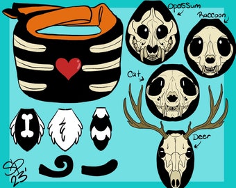 Skeleton crew travelers bag