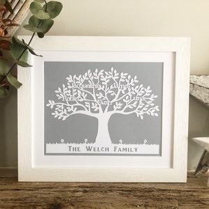 Personalised Gift Family Tree Papercut image 5