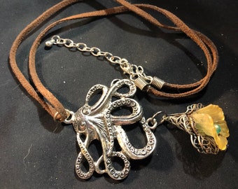 Steampunk Octopus Necklace