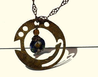Unique Lock Piece Necklace