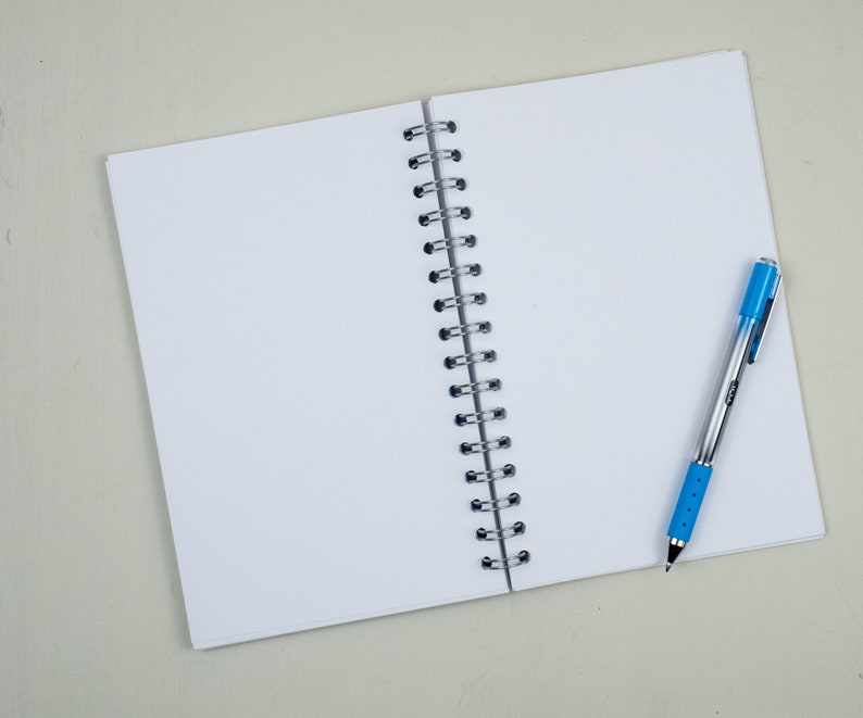 Prairie Smoke Flower journal notebook with pockets blank Etsy