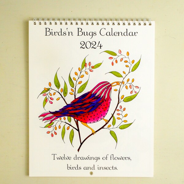 2024 Big Grid Calendars Etsy
