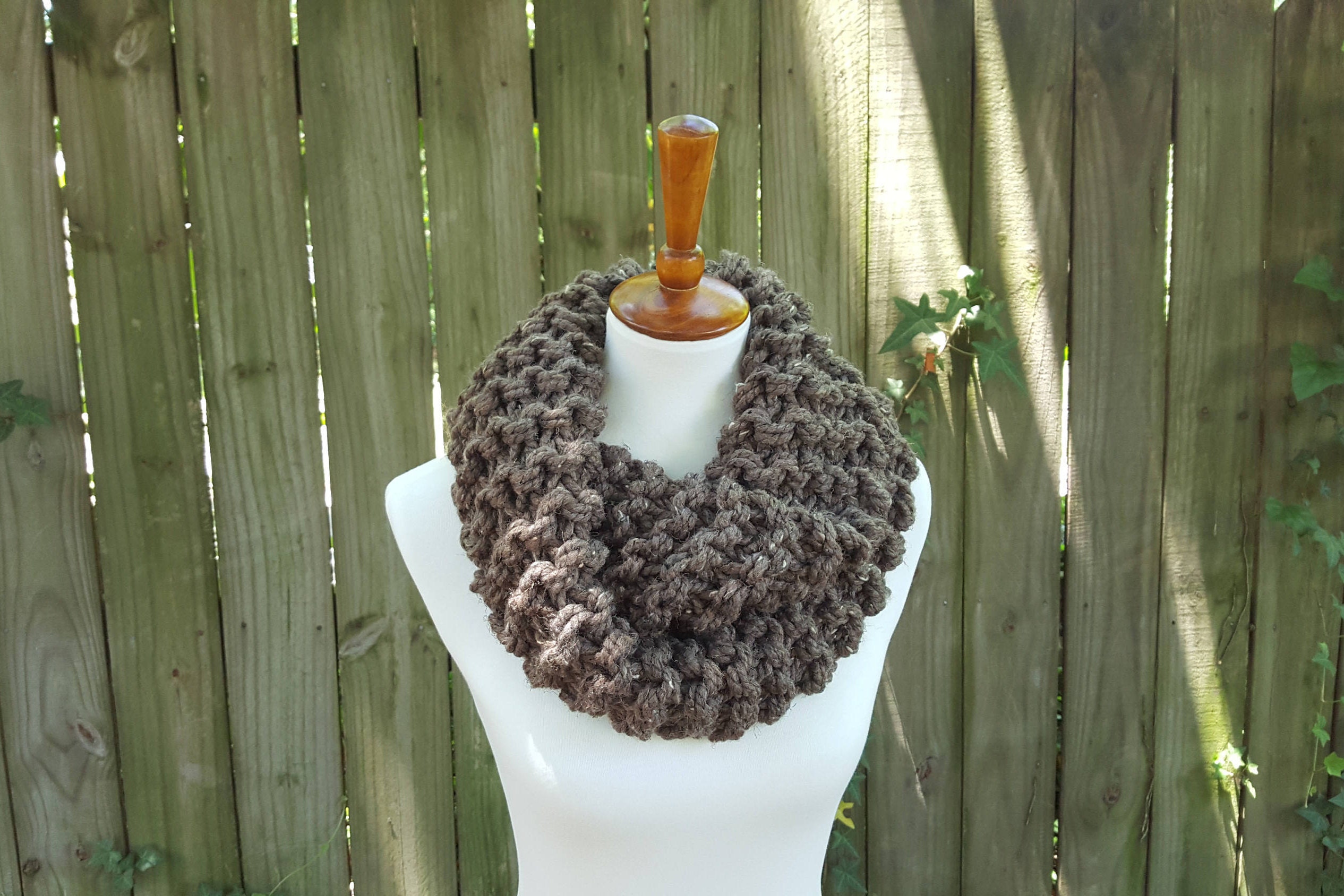Outlander Inspired Cowl Knit Infinity Scarf Chunky Knit - Etsy