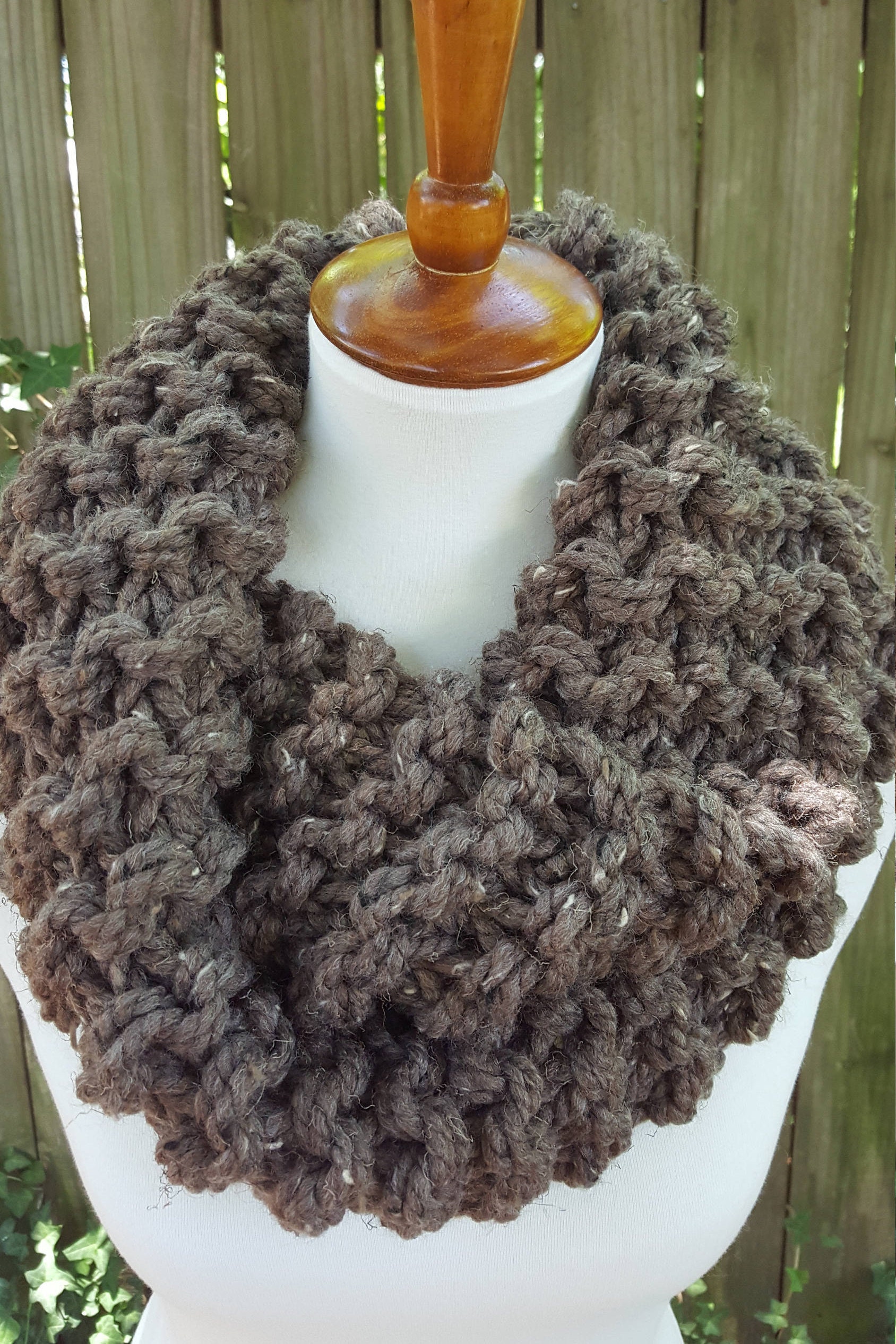 Outlander Inspired Cowl Knit Infinity Scarf Chunky Knit - Etsy