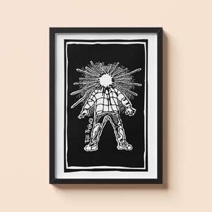 The Thing Movie Poster (1982) – Minimalist Horror Film Print | John Carpenter Sci-Fi Classic Wall Art