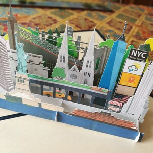 Carte pop-up New York image 3