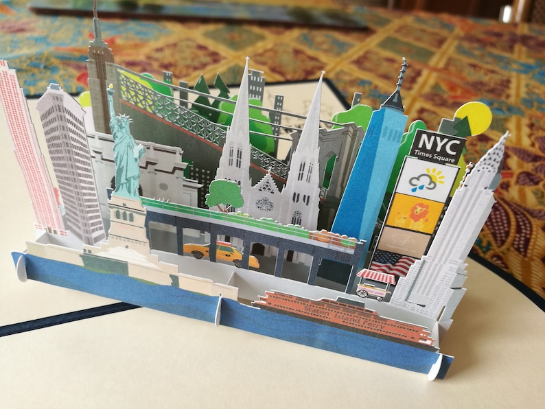 Carte pop-up New York image 3