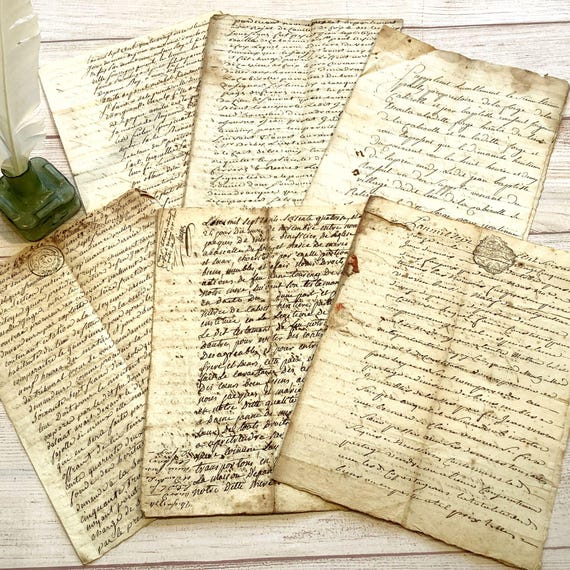 Pile Of Handwritten Letters